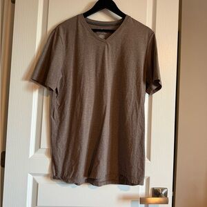 Denver Hayes Men's V-Neck Tee in Brown